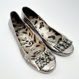 Sam Edelman Caper metallic flats